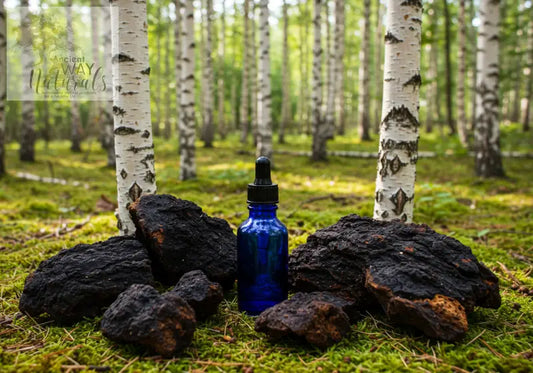 Simply Wild Chaga Mushroom Extract Tincture 4oz - Simply Wild Liquid Mushroom Complex Extracts